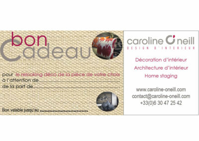 What could be better than the "decoration coaching" gift voucher!
