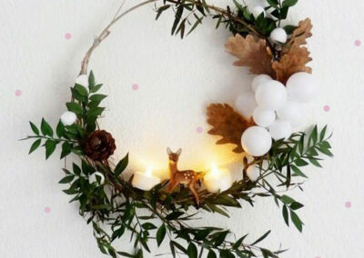 natural Christmas wreaths