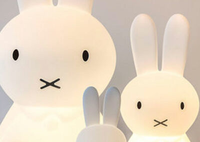 pretty and funny night lights in the shape of rabbit